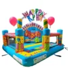 hibc 004 inflatable jumping bed with slide combo honest (copy)