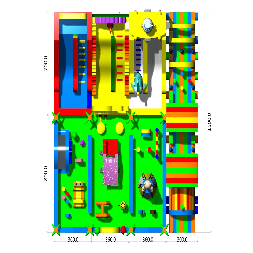 hiic 002 giant commercial inflatable bounce castle honest (copy)