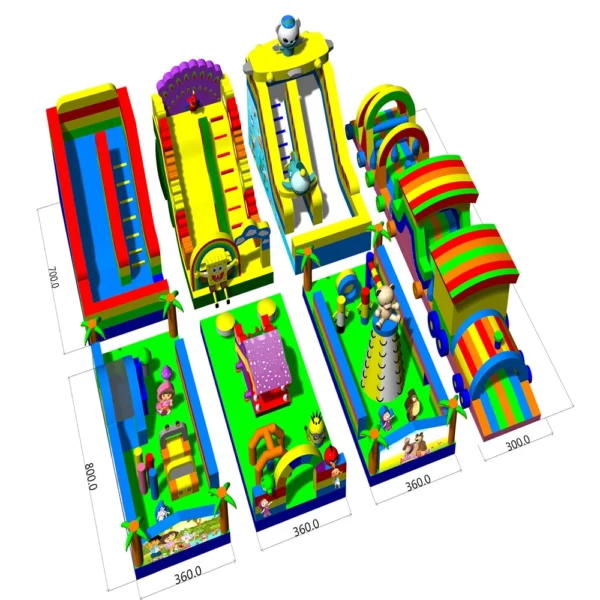 hiic 002 giant commercial inflatable bounce castle honest (copy)