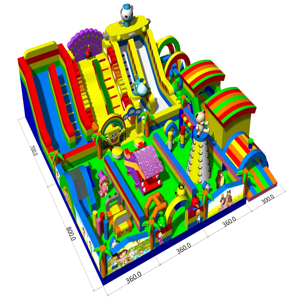 hiic 002 giant commercial inflatable bounce castle honest (copy)