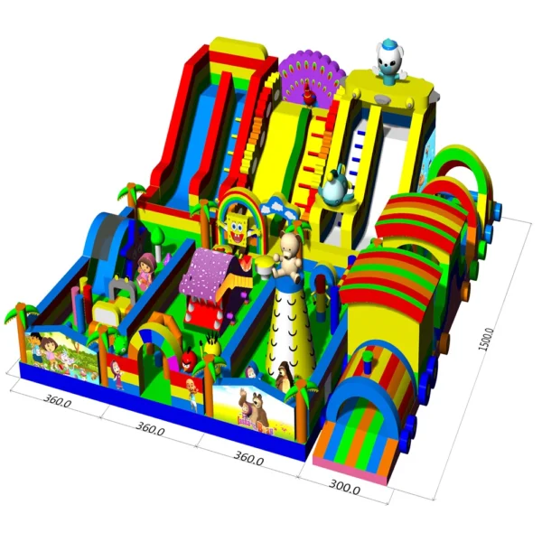 hiic 002 giant commercial inflatable bounce castle honest (copy)