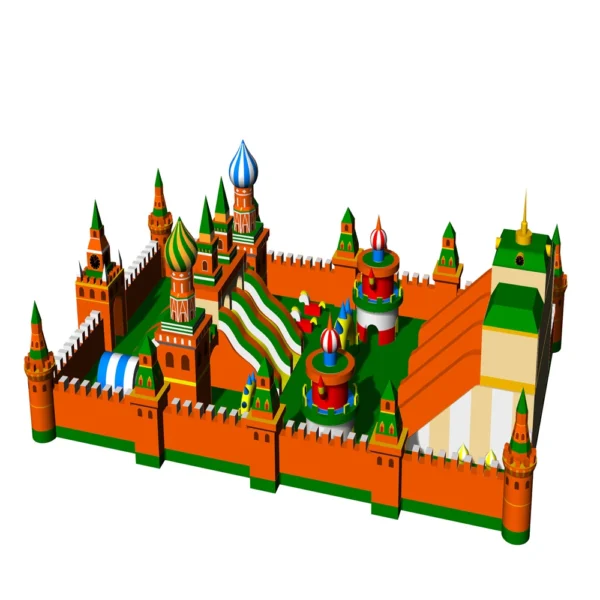 hiic 001 giant commercial inflatable bounce castle | large outdoor kids amusement park