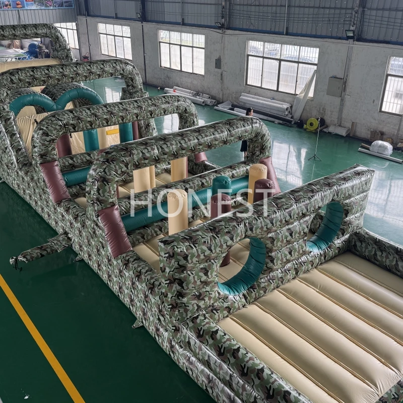 hiwp 004 pink octopus themed inflatable water park with multi lane slides honest (copy)