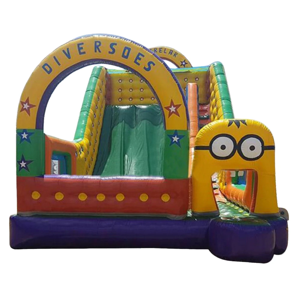 hiis 001 first series commercial inflatable dry slide honest