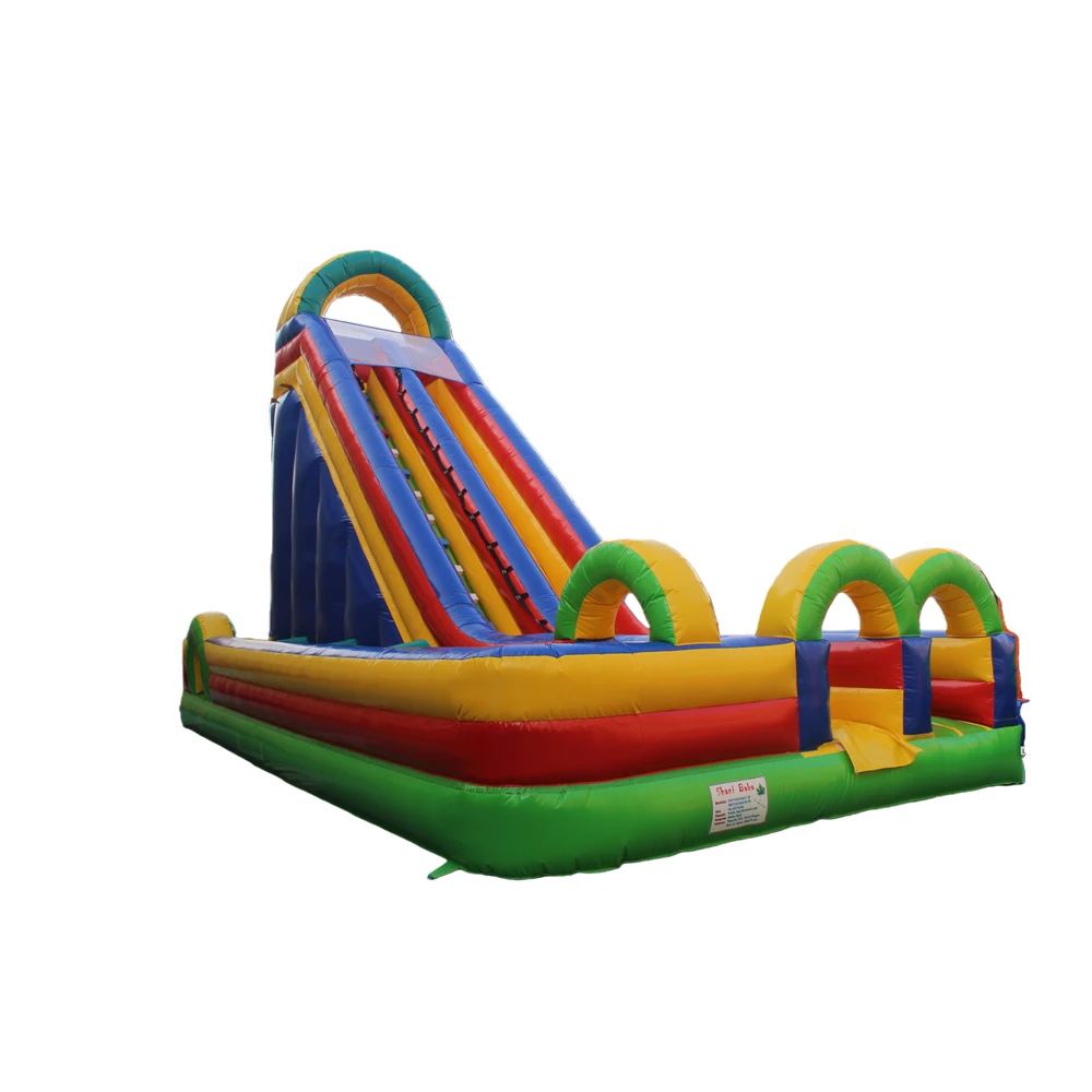 hiis 001 first series commercial inflatable dry slide honest
