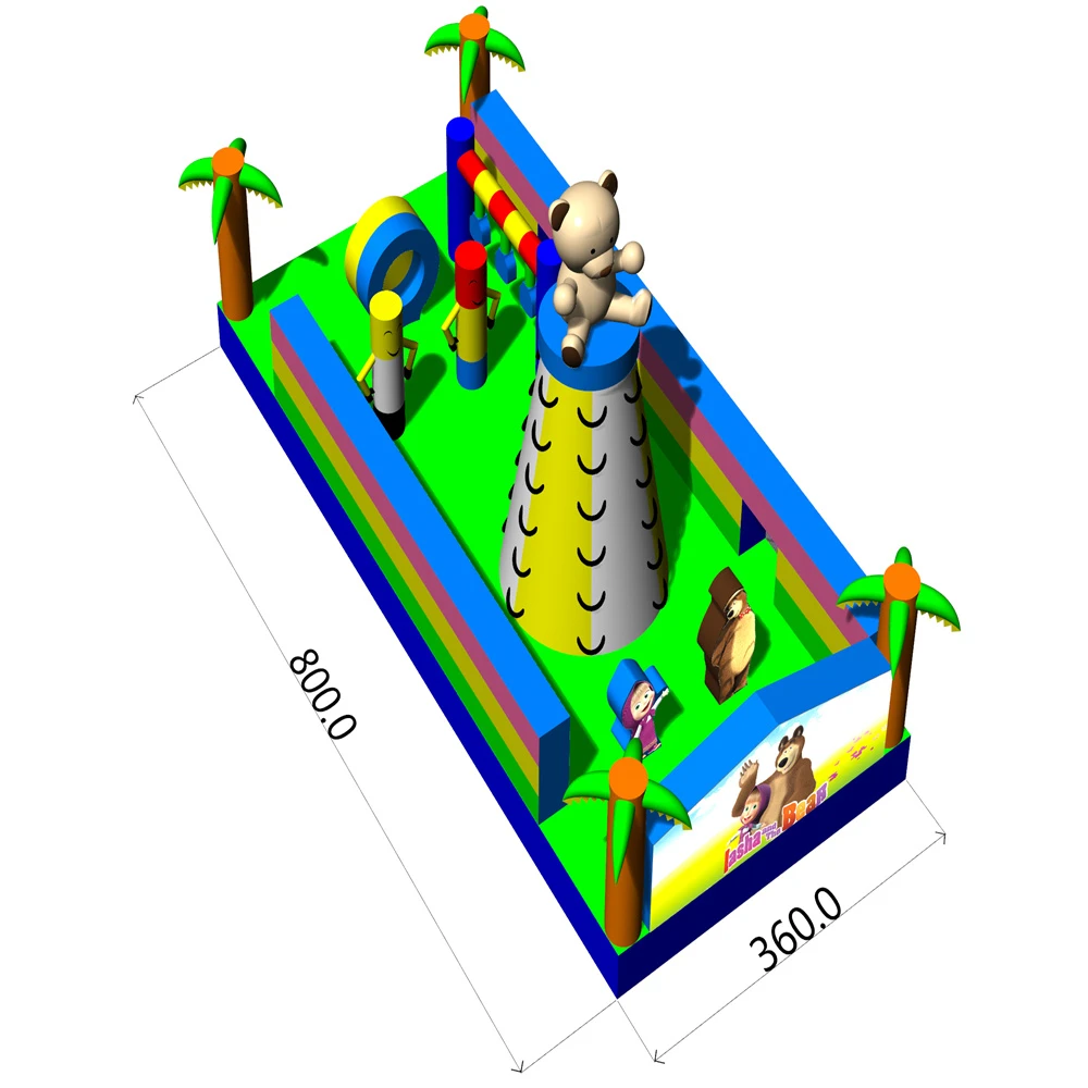 hiic 002 giant commercial inflatable bounce castle honest (copy)