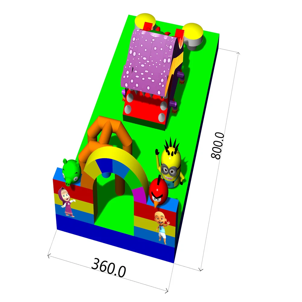 hiic 002 giant commercial inflatable bounce castle honest (copy)