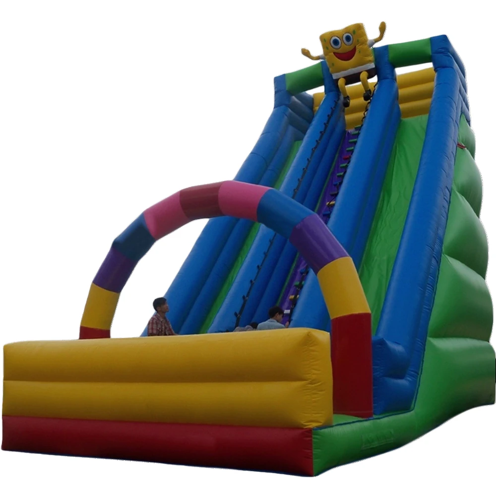 hiis 001 first series commercial inflatable dry slide honest