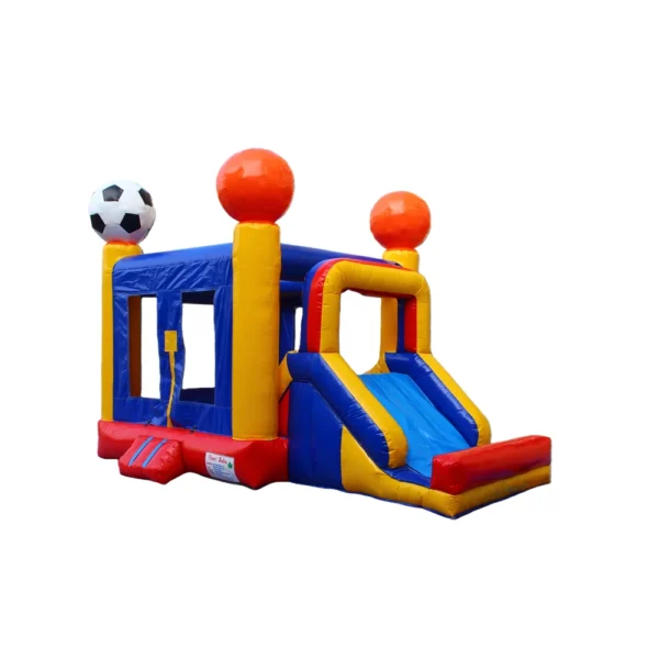 hibc 004 inflatable jumping bed with slide combo honest