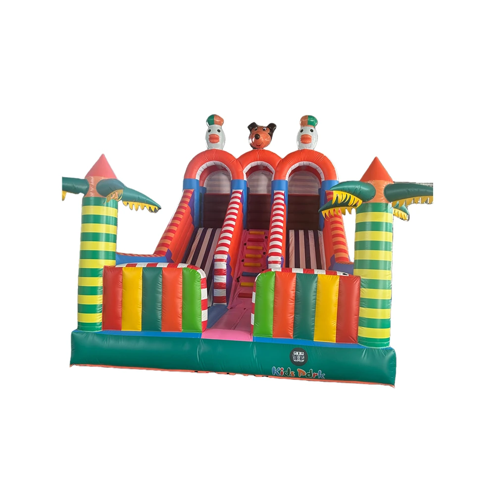 hiis 001 first series commercial inflatable dry slide honest