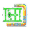 inflatable water obstacle course, floating aqua park, commercial inflatable water park, inflatable water challenge (copy)
