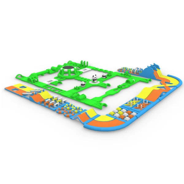 inflatable water obstacle course, floating aqua park, commercial inflatable water park, inflatable water challenge (copy)