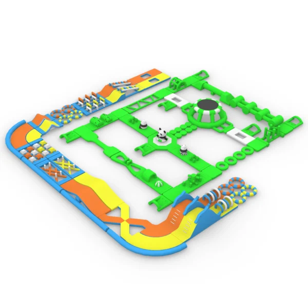 inflatable water obstacle course, floating aqua park, commercial inflatable water park, inflatable water challenge (copy)