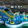 hiwp 001 giant ice & snow themed inflatable water park with slides and pool honest (copy)