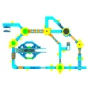 inflatable water obstacle course, floating aqua park, commercial inflatable water park, inflatable water challenge