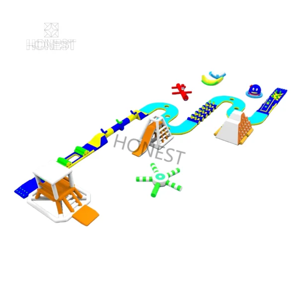 hioc 004 mobile water amusement park for resort & rental business