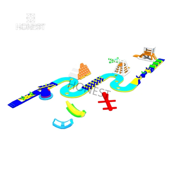 hioc 004 mobile water amusement park for resort & rental business