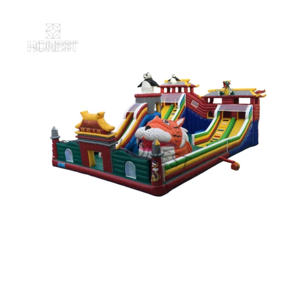 hiic 003 multi colour combination giant commercial inflatable bounce castle honest