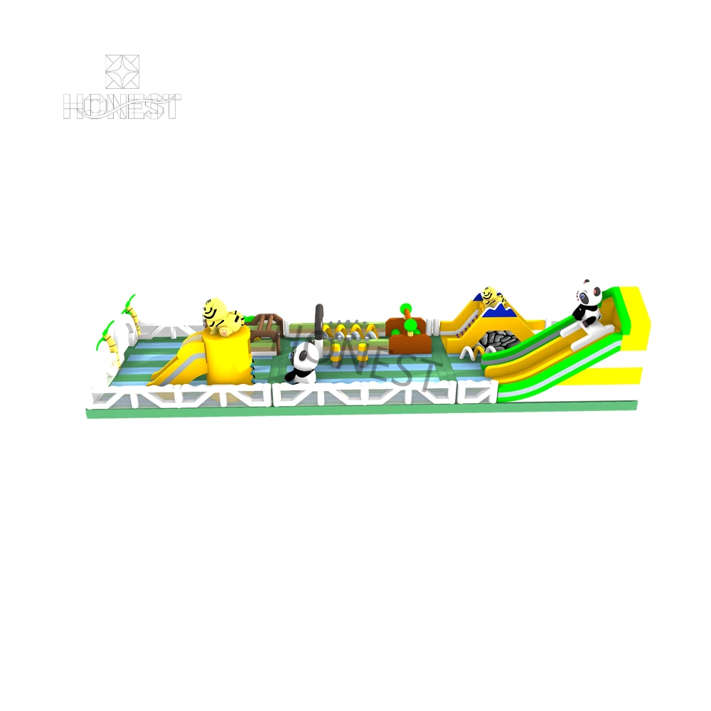 hiic 003 multi colour combination giant commercial inflatable bounce castle honest