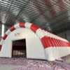 hiit 001 colorful inflatable obstacle course with slide and climbing wall honest