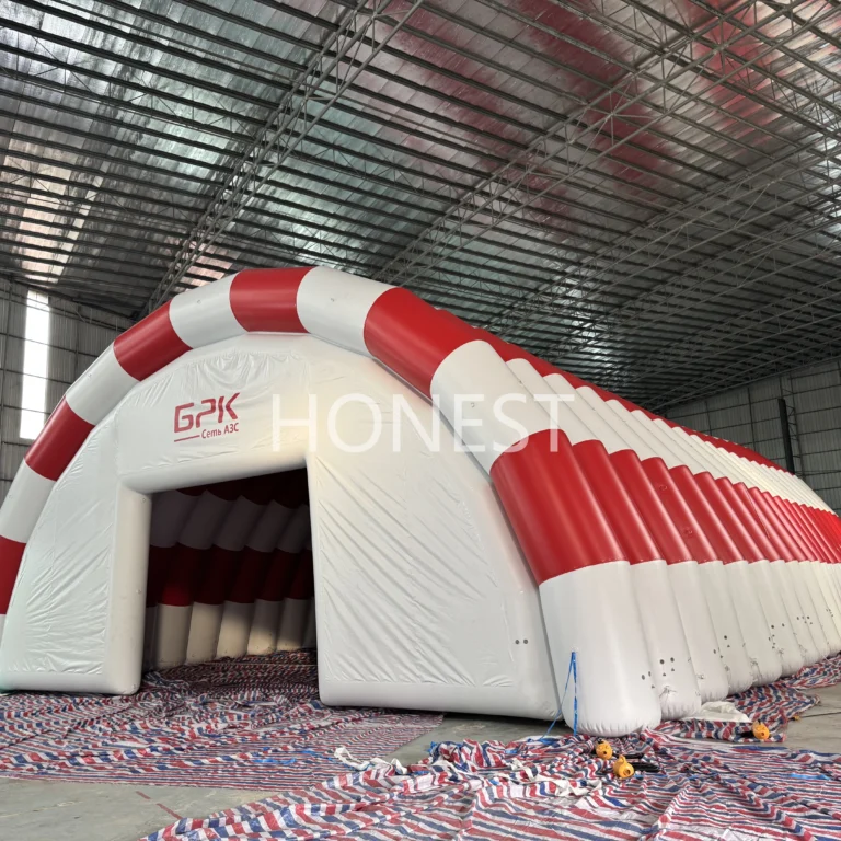 hiit 001 colorful inflatable obstacle course with slide and climbing wall honest