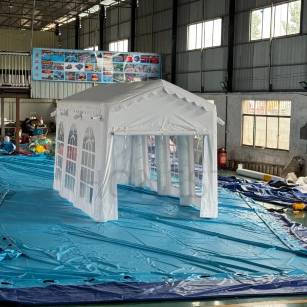 hiit 006 oxford fabric inflatable tent, portable inflatable shelter for camping, outdoor events & emergency use honest