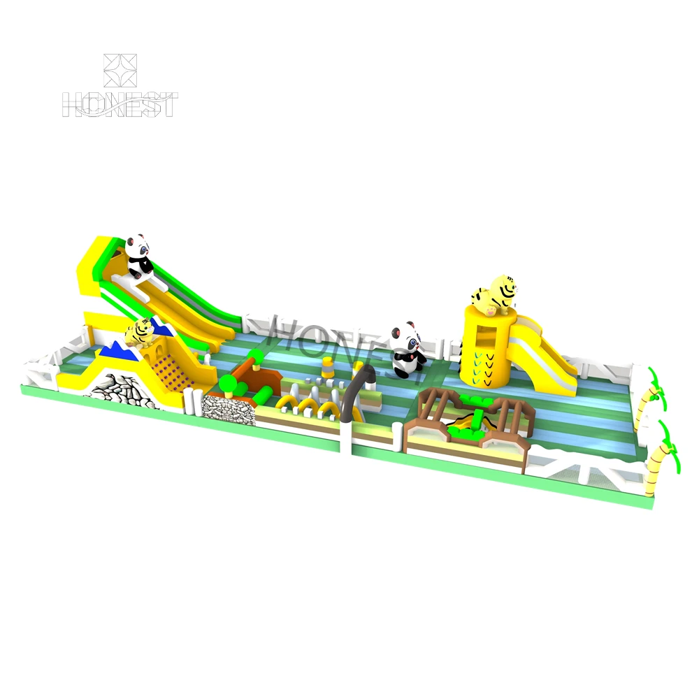 hiic 003 multi colour combination giant commercial inflatable bounce castle honest