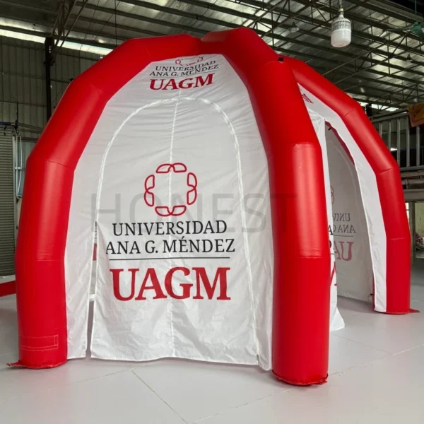 hiit 006 oxford fabric inflatable tent, portable inflatable shelter for camping, outdoor events & emergency use honest