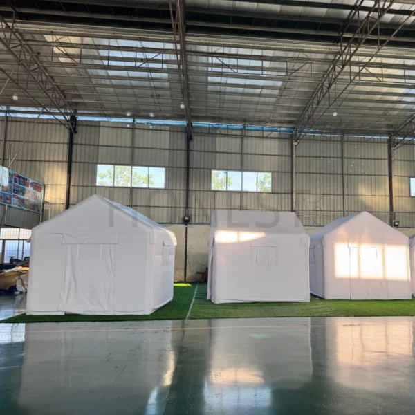 hiit 006 oxford fabric inflatable tent, portable inflatable shelter for camping, outdoor events & emergency use honest