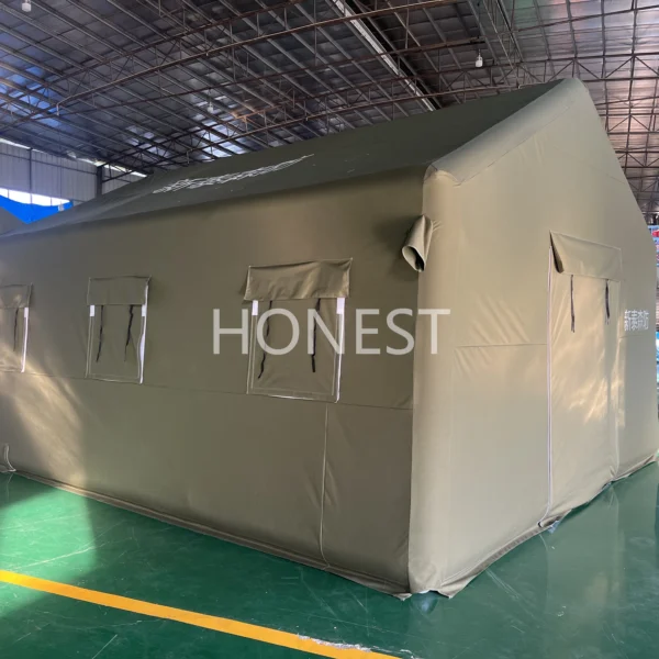 hiit 001 colorful inflatable obstacle course with slide and climbing wall honest