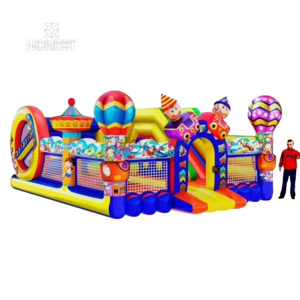 hiic 003 multi colour combination giant commercial inflatable bounce castle honest