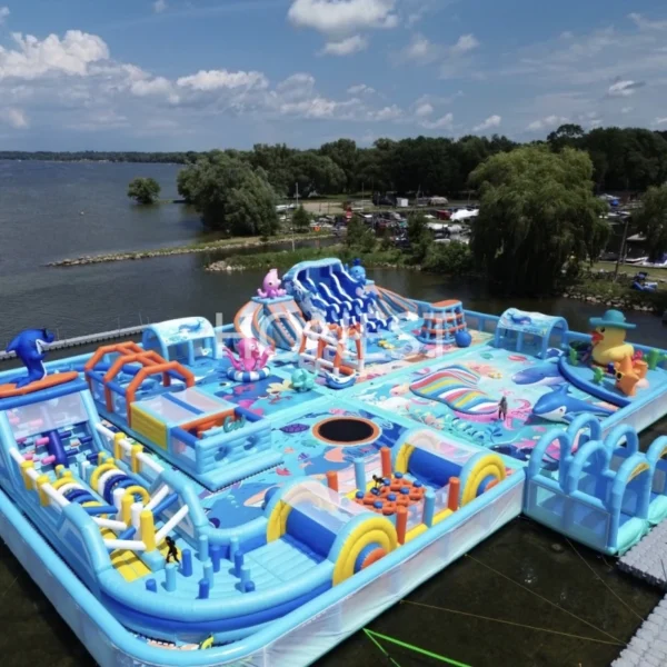 hiic 003 multi colour combination giant commercial inflatable bounce castle honest